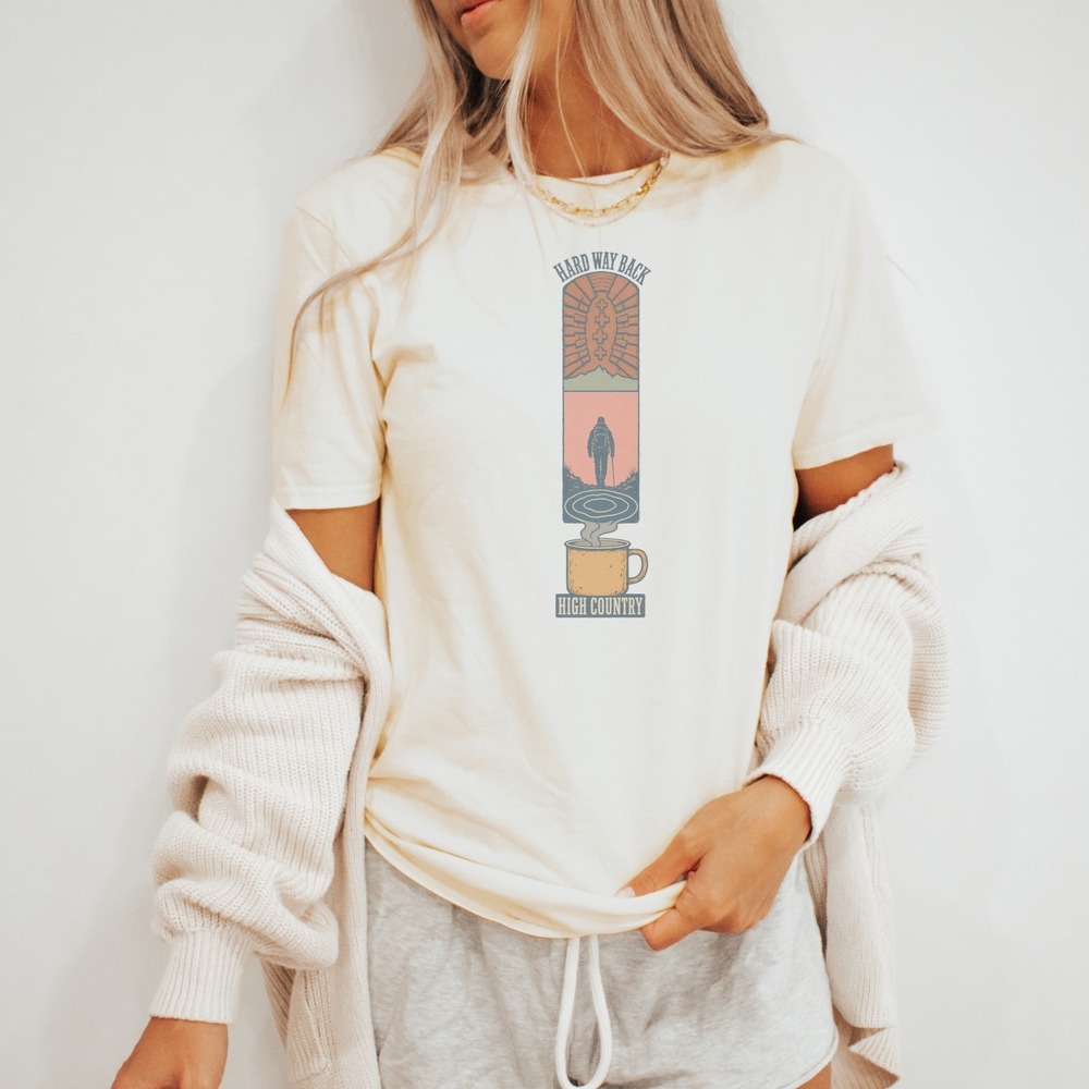High Country Hiker Sunburst Vintage Style Tee